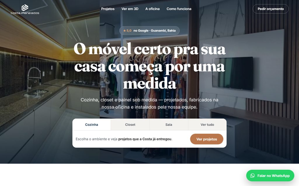 Site da Costa Planejados