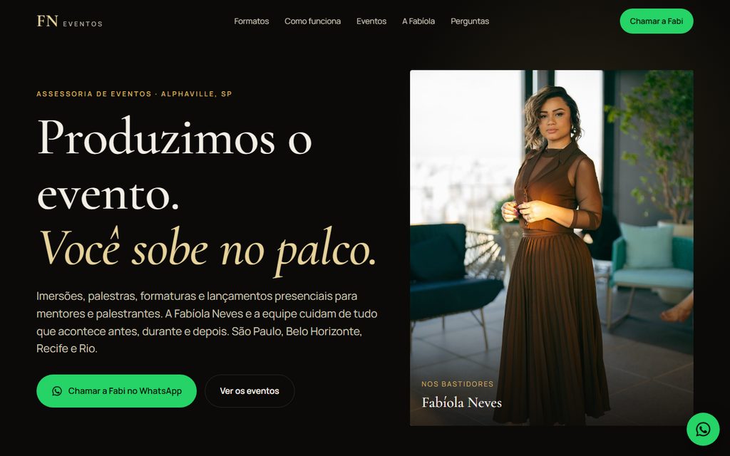 Site da FN Eventos